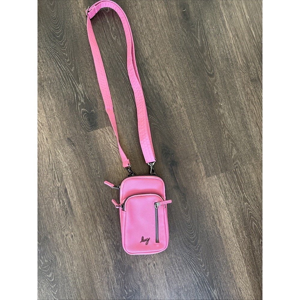 New Lug Pitter Patter Crossbody Bag Powerful Pink Travel